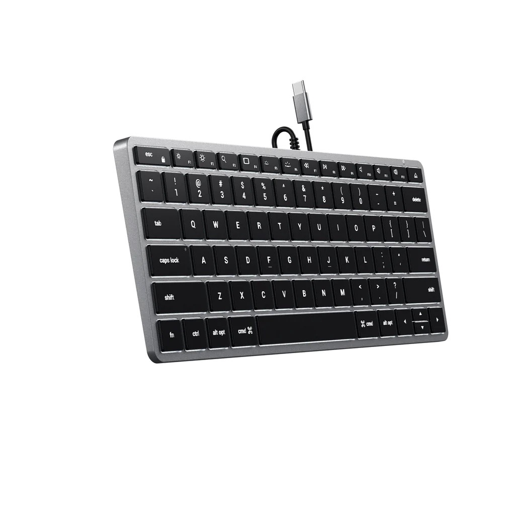 Matias USB Wired Aluminum Keyboard for Mac - Space Grey