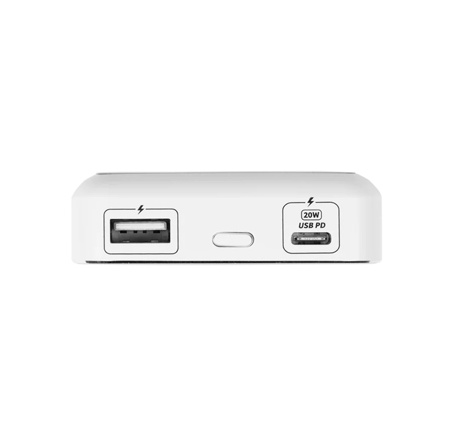 Logiix Piston Power 10000 mAh Crystal MagSafe - White