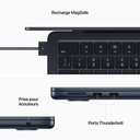 French 13-inch MacBook Air: Apple M2 chip with 8-core CPU and 8-core GPU, 256GB - Midnight