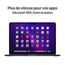French 13-inch MacBook Air: Apple M2 chip with 8-core CPU and 8-core GPU, 256GB - Midnight