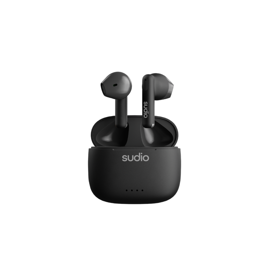 Sudio A1 No-Fuss Wireless Earbuds - Black