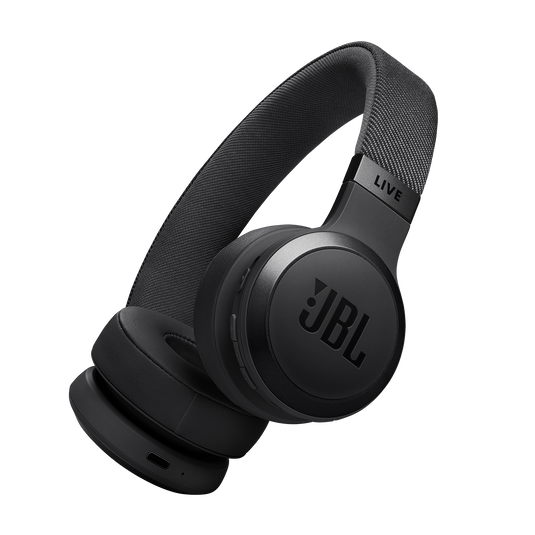 JBL Live 670NC Wireless On-Ear Noise Cancelling Headphones - Black