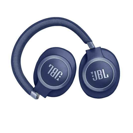 JBL Live 770NC Wireless Over Ear Noise Cancelling Headphones - Blue