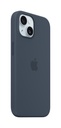 Apple iPhone 15 Silicone Case with MagSafe - Storm Blue