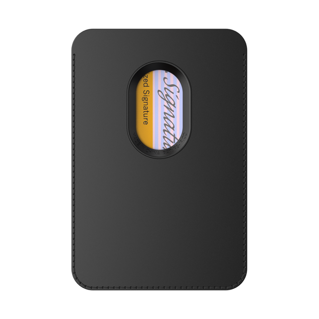 PopSockets Soft PopWallet+ with MagSafe - Black