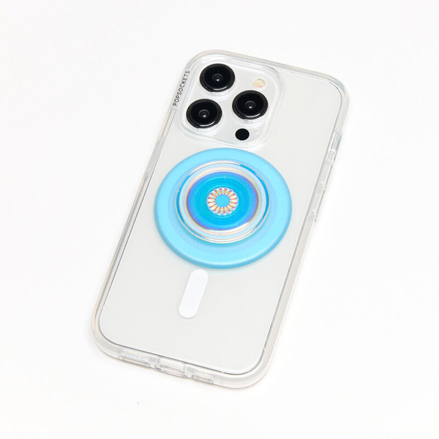 PopSockets PopGrip with MagSafe - Opalescent Blue