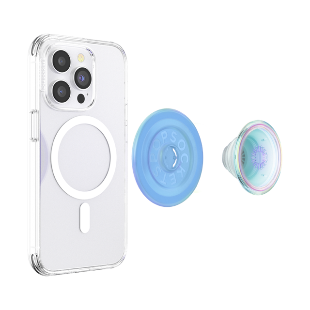 PopSockets PopGrip with MagSafe - Opalescent Blue