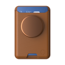 PopSockets Soft PopWallet+ with MagSafe - Cognac Brown