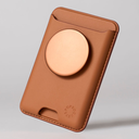 PopSockets Soft PopWallet+ with MagSafe - Cognac Brown