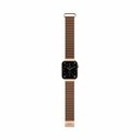 LAUT 44mm/42mm Leather Novi Lux Loop for Apple Watch  - Sepia Brown