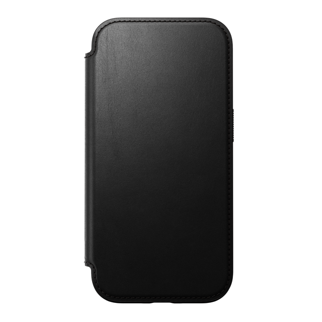 Nomad Modern Leather Folio Case with MagSafe for iPhone 16 - Black