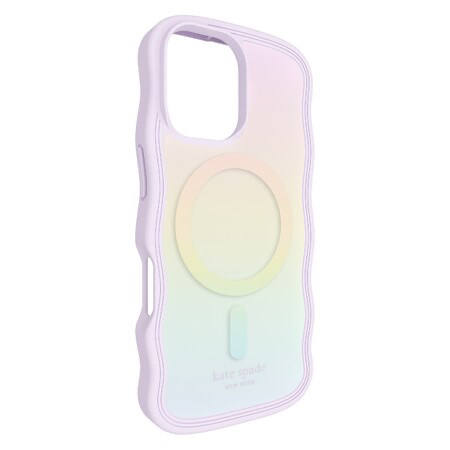 kate spade new york Wavy Case with MagSafe for iPhone 16 Pro - Opal Iridescent