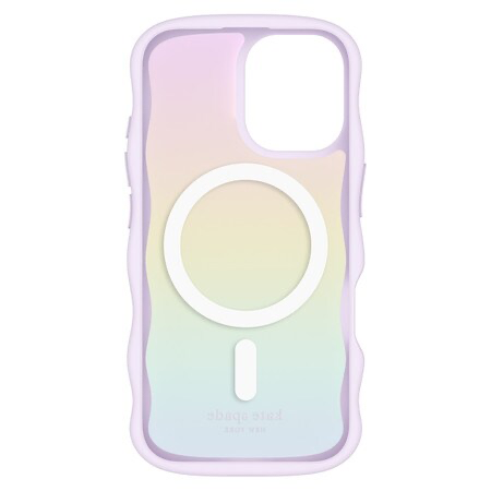 kate spade new york Wavy Case with MagSafe for iPhone 16 Pro - Opal Iridescent