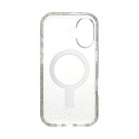 Speck Case with ClickLock/MagSafe for iPhone 16 - Clear / Gold Glitter