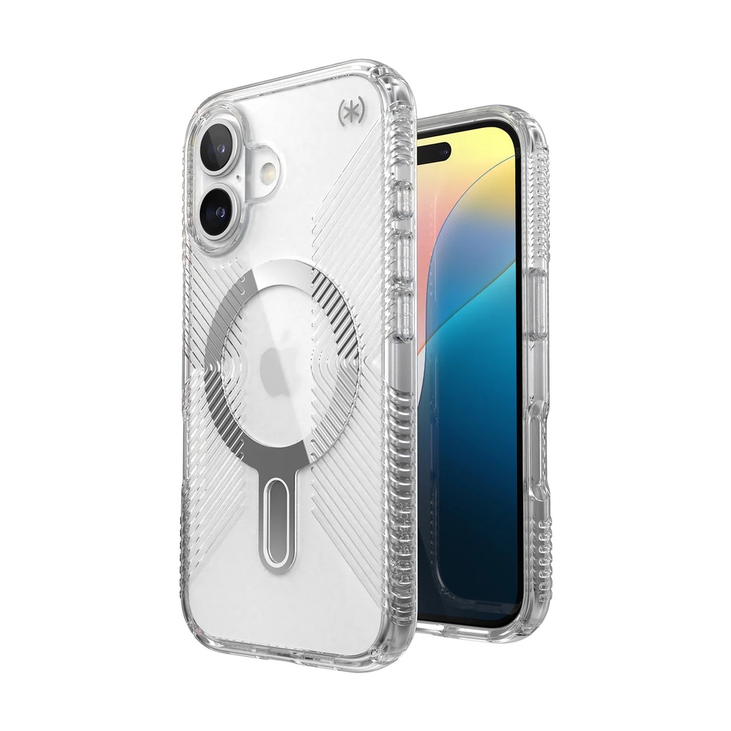 Speck Case with ClickLock/MagSafe for iPhone 16 Plus - Clear