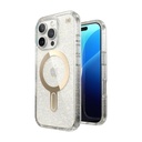 Speck Case with ClickLock/MagSafe for iPhone 16 Pro - Clear / Gold Glitter