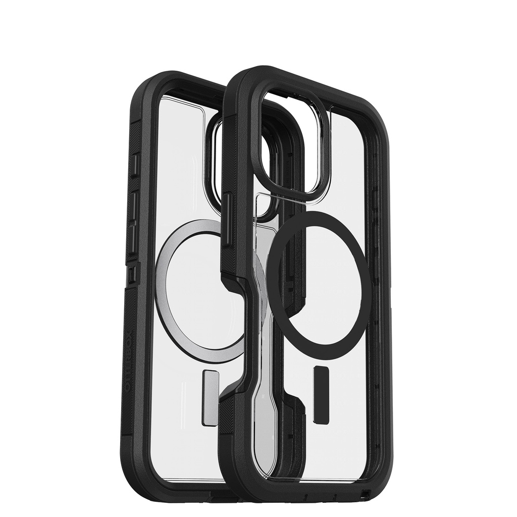 Otterbox Defender XT with MagSafe for iPhone 16 - Clear / Black Dark Side