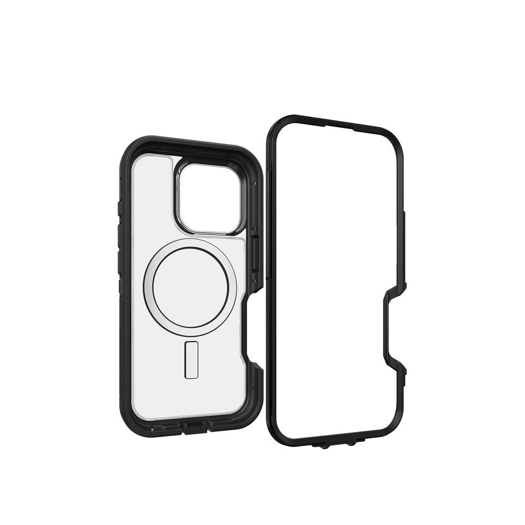 Otterbox Defender XT with MagSafe for iPhone 16 Pro Max - Clear / Black Dark Side