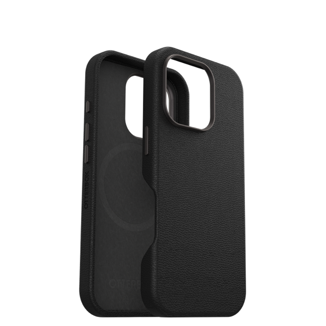 Otterbox Symmetry+ Cactus Leather Case for 16 Plus - Black (Noir Ash)