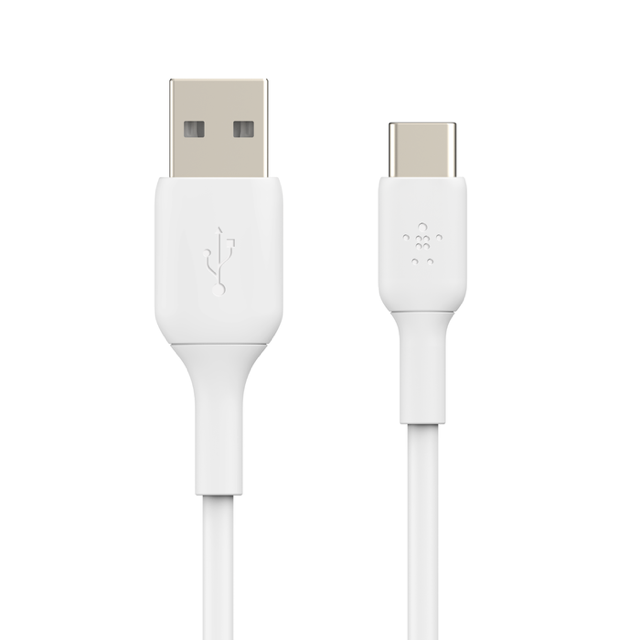 Belkin BoostCharge USB-C to USB-A Cable 1m (2 Pack) - White