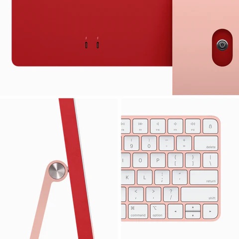 Apple 24-inch iMac with Retina 4.5K display: Apple M3 chip with 8‑core CPU and 10‑core GPU, 256GB SSD - Pink (Demo)