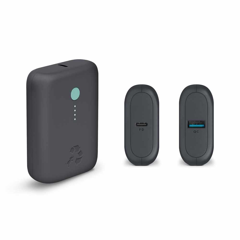 Nimble CHAMP Grey 10,000 mAh Portable Charger - Charcoal