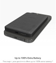 Mophie Snap+ juice pack mini 5k for MagSafe - Black