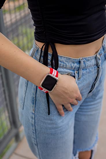 Sonix Apple Watch Band - Varsity Red Knit