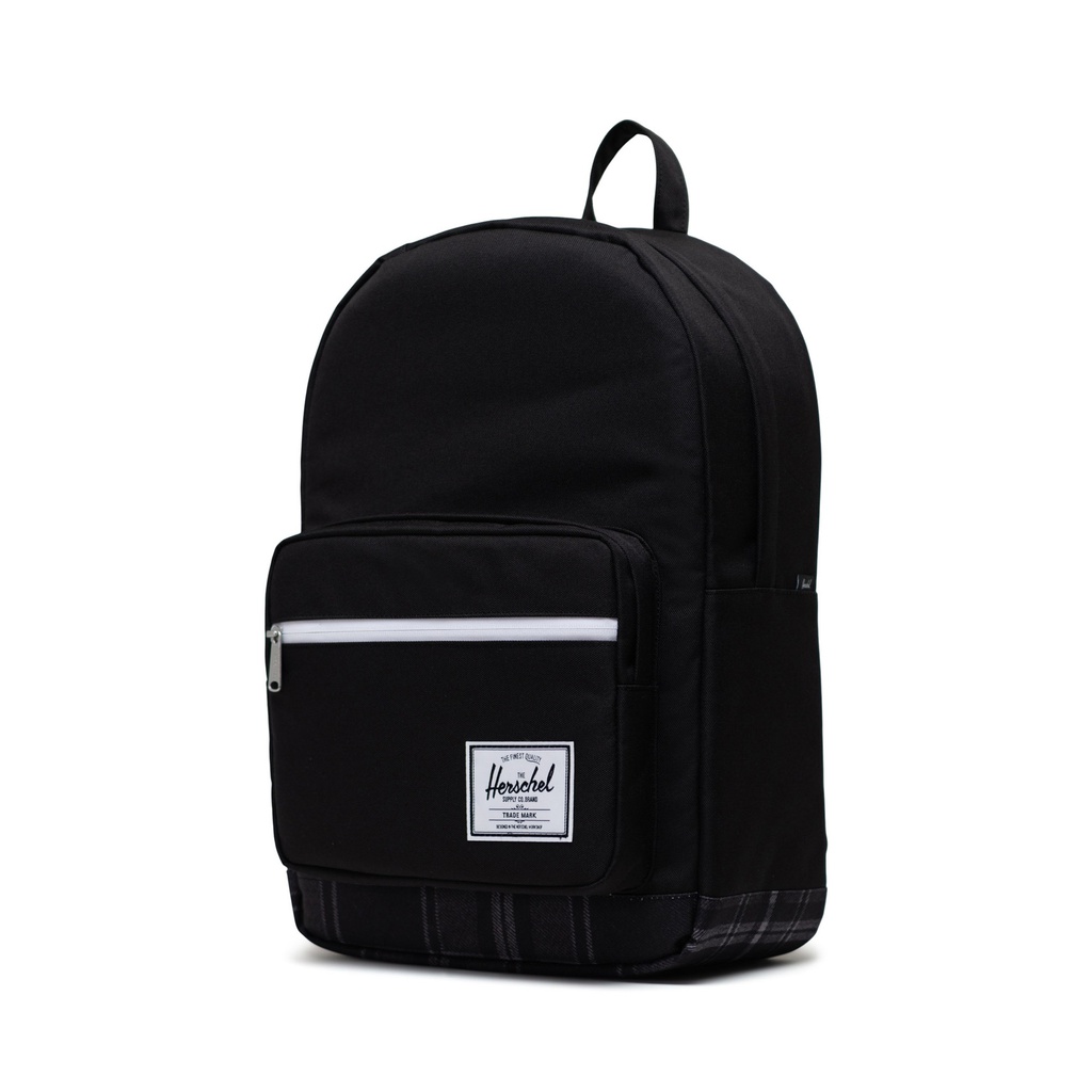 Herschel Supply Pop Quiz BackPack - Black / Grayscale Plaid