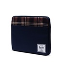 Herschel Anchor Sleeve for 16 Inch MacBook - Peacoat / Peacoat Plaid