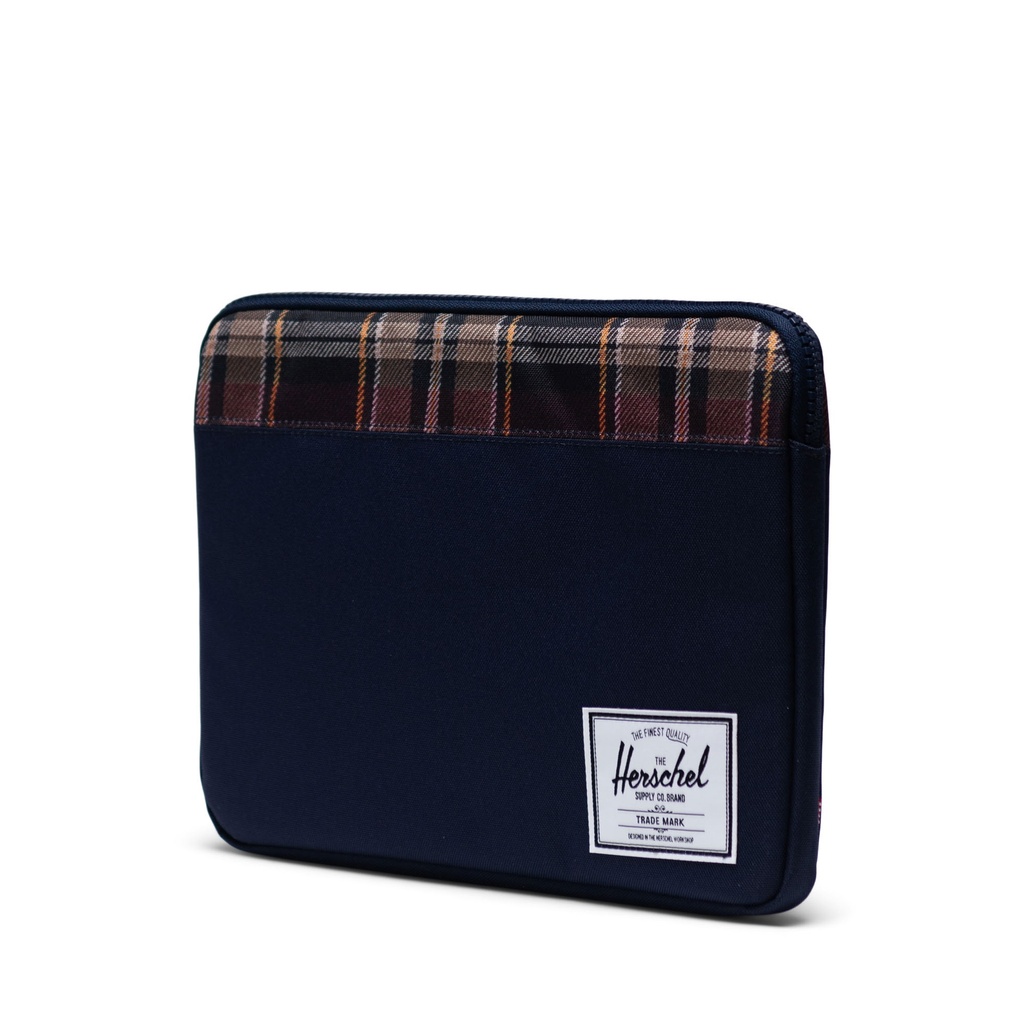 Herschel Anchor Sleeve for 13 Inch MacBook - Peacoat / Peacoat Plaid