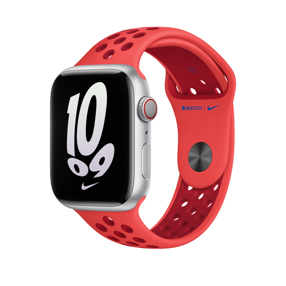 Apple 42/44/45mm Bright Crimson/Gym Red Nike Sport Band