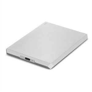 LaCie 4TB Mobile Drive USB 3.0 & USB-C - Silver