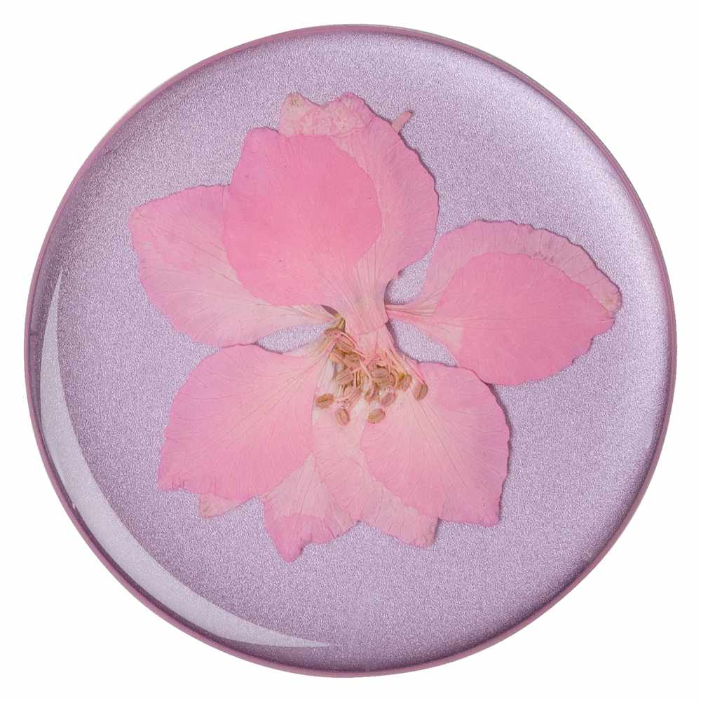 PopSockets PopGrip - Pressed Flower Delphinium Pink