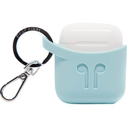 PodPocket AirPod Case for 1st & 2nd Gen - Aqua Blue