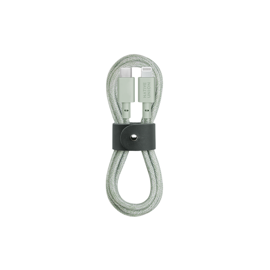 Native Union 1.2M Belt USB-C to Lightning Cable - Sage