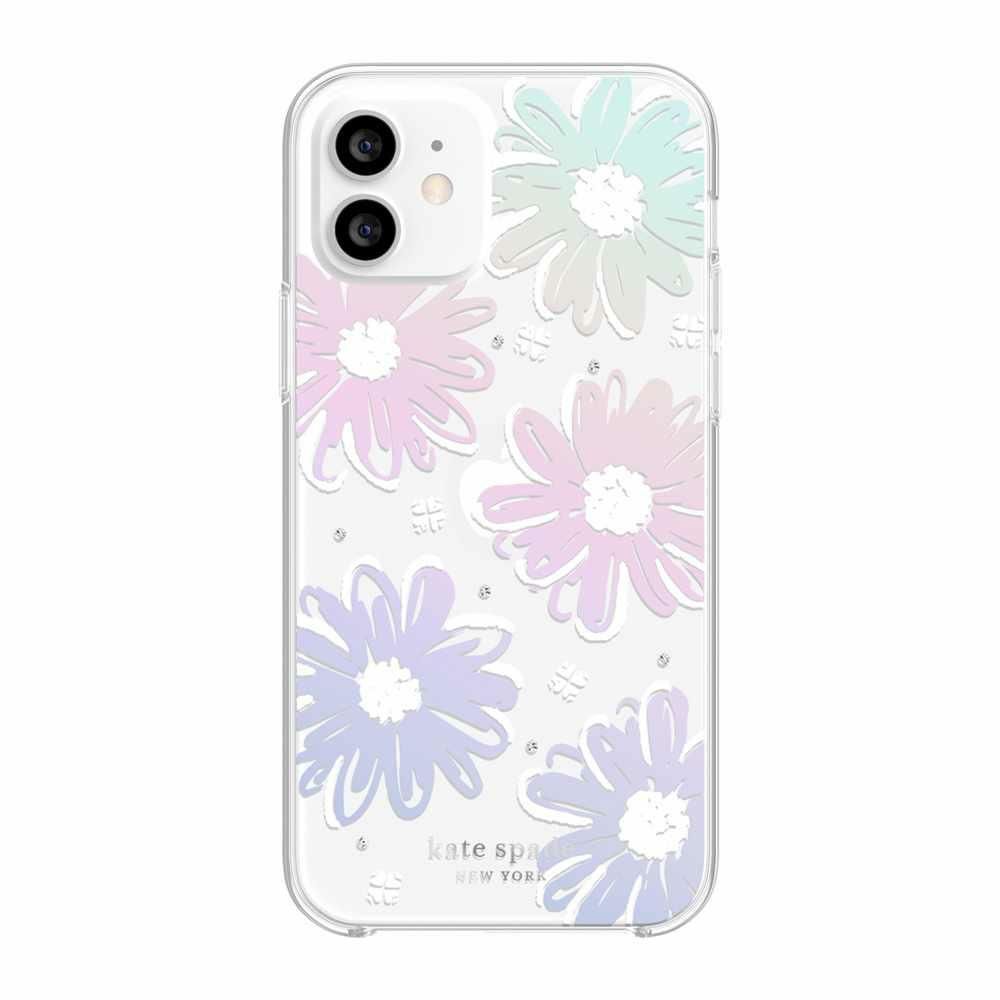 kate spade NY Protective Hardshell Case for iPhone 13 Pro - Daisy Iridescent