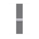 Apple 42/44/45mm Silver Milanese Loop