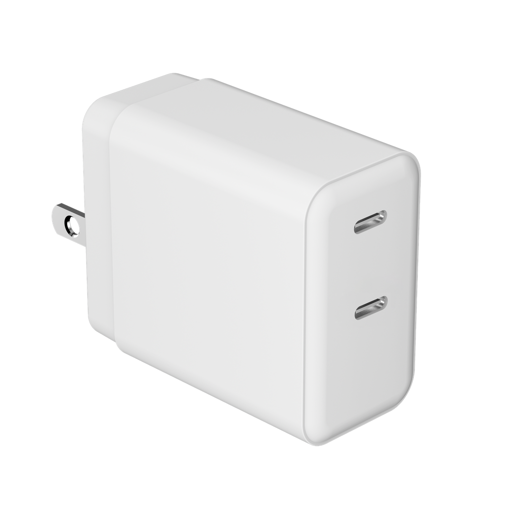 jump+ PD 65W Dual USB-C GaN Power Adapter