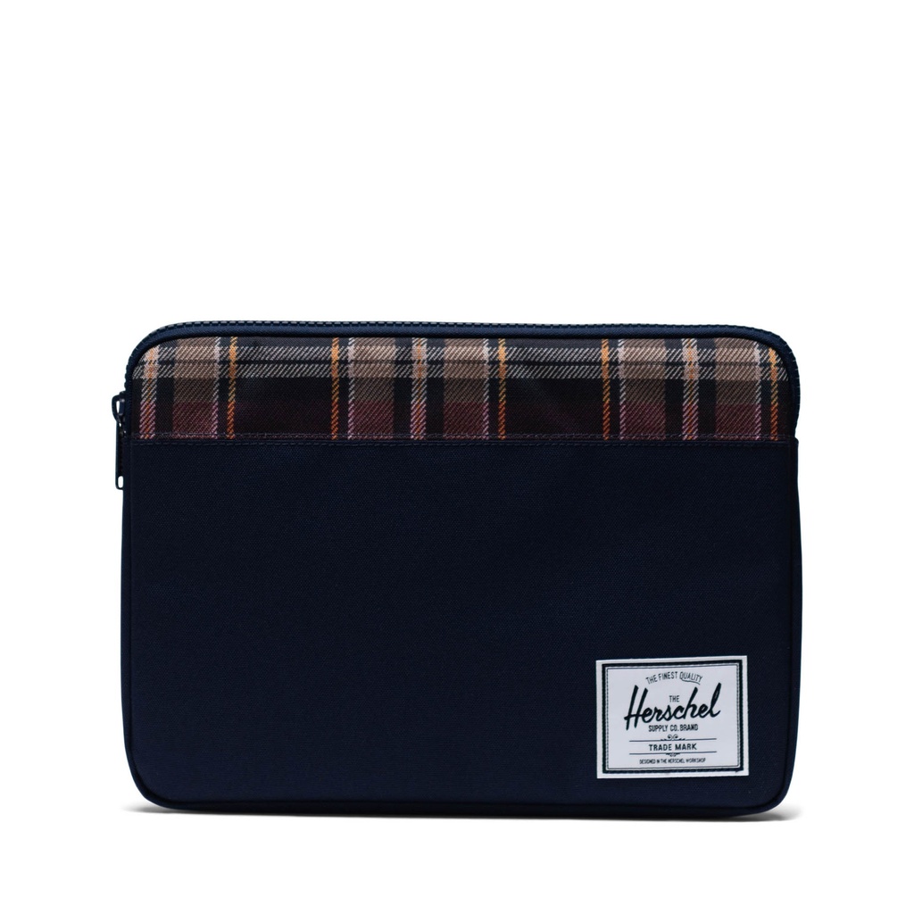 Herschel Anchor Sleeve for 13 Inch MacBook - Peacoat / Peacoat Plaid