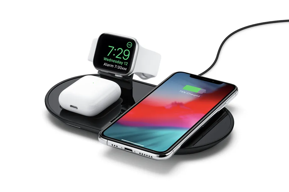 Mophie 3-in-1 Wireless Charging Pad - Black