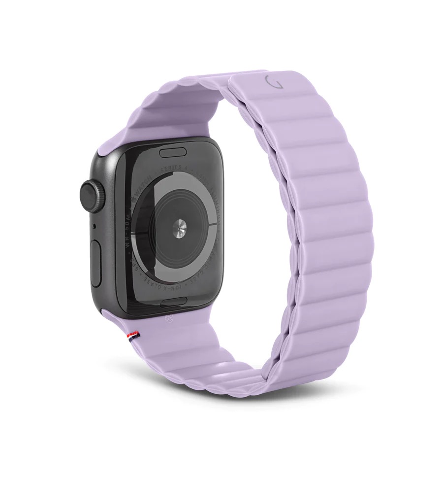 Decoded Silicone Magnetic Traction Strap for Apple Watch 38/40/41mm - Lavender