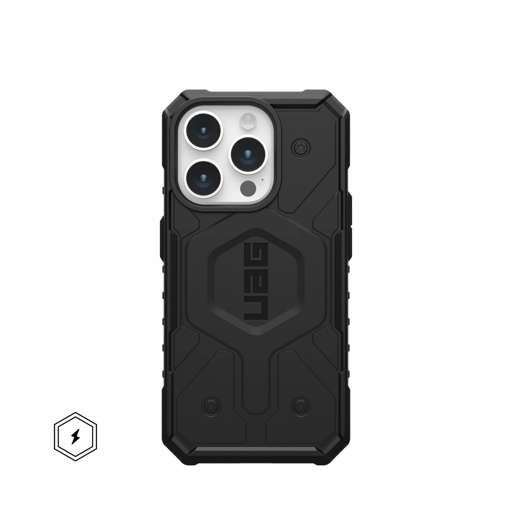 UAG Pathfinder Case with MagSafe for iPhone 15 Pro Max - Solid Black