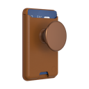 PopSockets Soft PopWallet+ with MagSafe - Cognac Brown