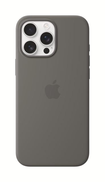 Apple iPhone 16 Pro Max Silicone Case with MagSafe - Stone Gray