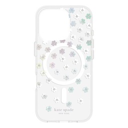 [KS055094] kate spade new york Protective Hardshell with MagSafe for iPhone 16 - Scattered Flower