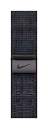 [MYJA3AM/A] Apple 40mm/41mm/42mm Black/Blue Nike Sport Loop