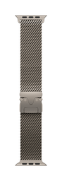 [MXKD3AM/A] 49mm Natural Titanium Milanese Loop - Medium