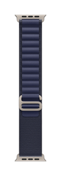 [MXN03AM/A] 49mm Navy Alpine Loop - Large - Natural Titanium Finish